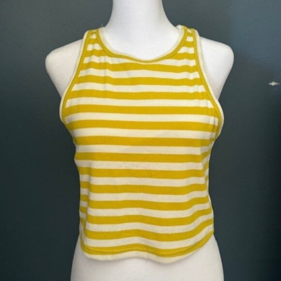 NWT - Offline by Aerie, Ribbed Striped Crop Tank, Sz. L - Picture 1 of 2